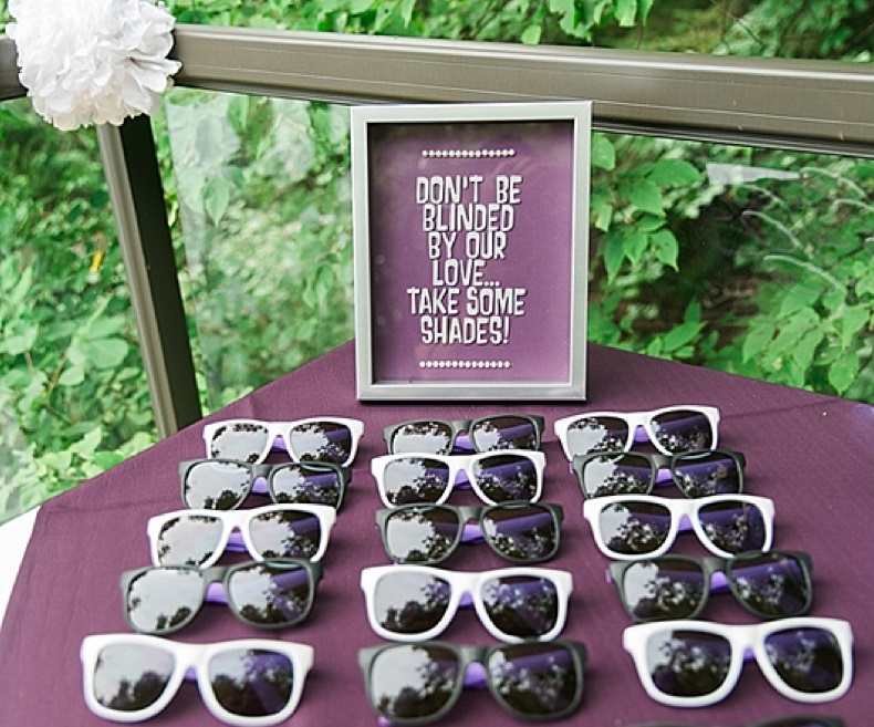 sunglasses for wedding guests