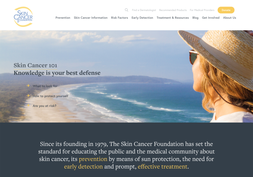 Skin cancer foundation что это